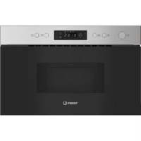 Refurbished Indesit Built-In Microwave & Grill - Stainless Steel