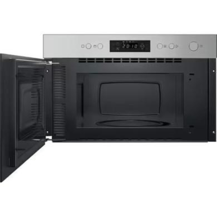 Refurbished Indesit Built-In Microwave & Grill - Stainless Steel