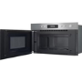 Refurbished Indesit Built-In Microwave & Grill - Stainless Steel