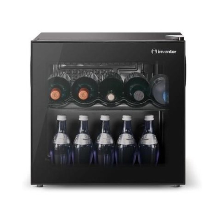 Refurbished Inventor IW14BL-BS Freestanding 10 Bottle Single Zone Wine Cooler