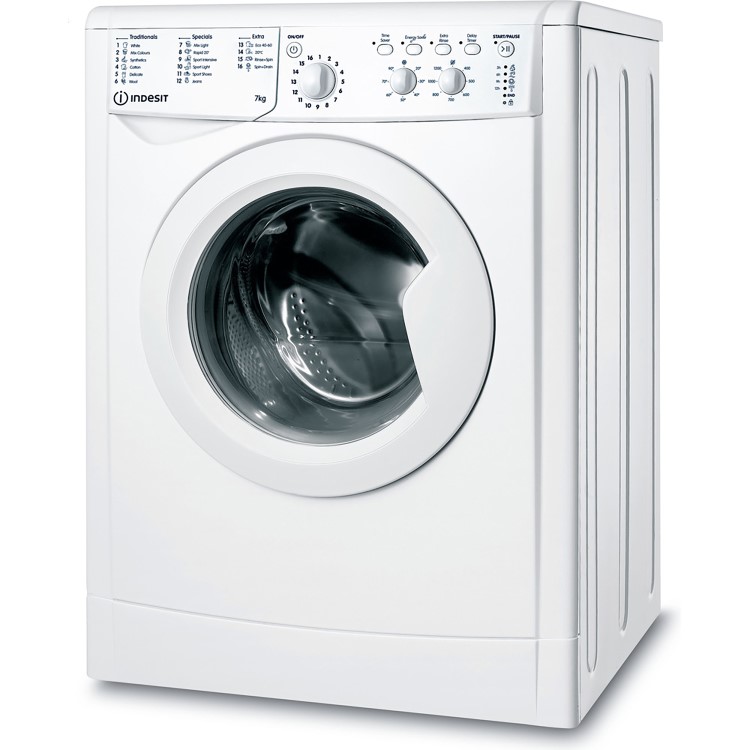 Refurbished Indesit IWC71252 Freestanding 7KG 1200 Spin Washing Machine