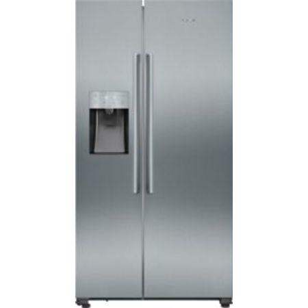 GRADE A2 - Siemens KA93IVIFPG iQ500 American Side-by-side Fridge Freezer With Ice & Water Dispenser - Easyclean Stainless Steel