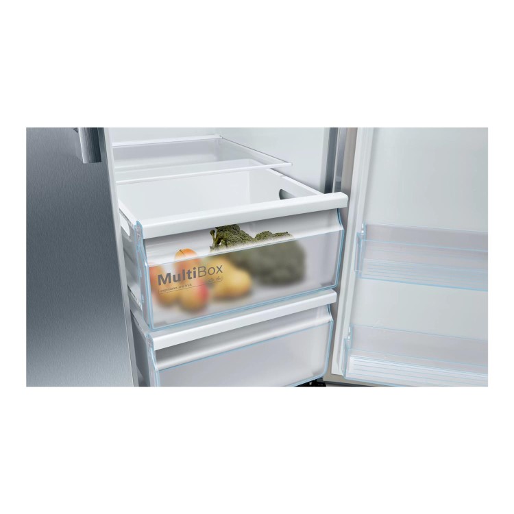 Refurbished Bosch KAD93VIFPG Freestanding 533 Litre 70/30 Frost Free Fridge Freezer Stainless Stee