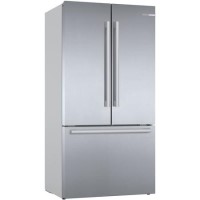 Refurbished Bosch Series 8 KFF96PIEP Freestanding 573 Litre American Frost Free Fridge Freezer Stainless Steel