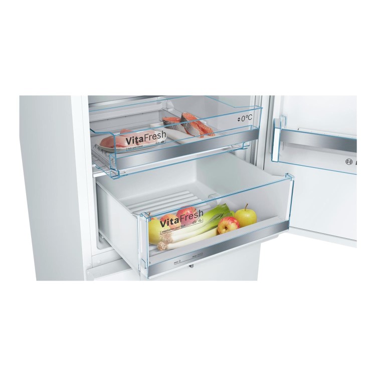 Refurbished Bosch KGE36AWCA Freestanding 302 Litre 60/40 Low Frost Fridge Freezer White