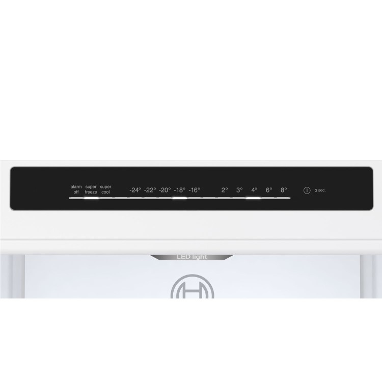 Bosch Series 4 221 Litre 60/40 Freestanding Fridge Freezer With VitaFresh XXL - Stainless Steel