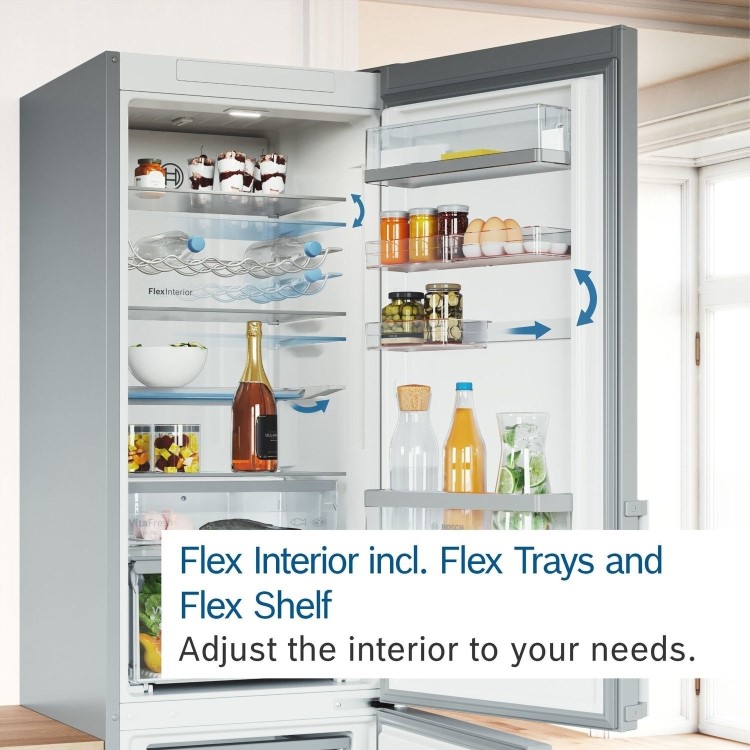 Refurbished Bosch Series 6 KGN39AWCTG Freestanding 363 Litre 70/30 Fridge Freezer White