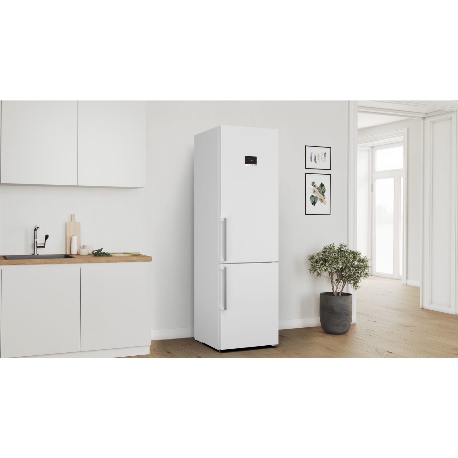 Bosch Series 6 363 Litre 70/30 Freestanding Fridge Freezer - White Bosch Series 6 363 Litre 70/30 Freestanding Fridge Freezer - White