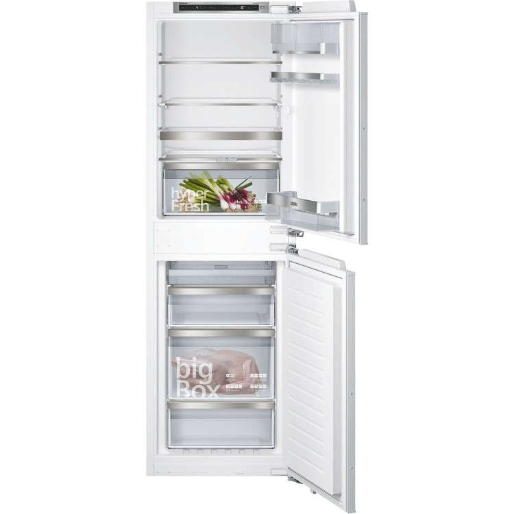GRADE A3 - Siemens KI85NADE0G iQ500 NoFrost 50-50 Split Integrated Fridge Freezer With softClosing Doors