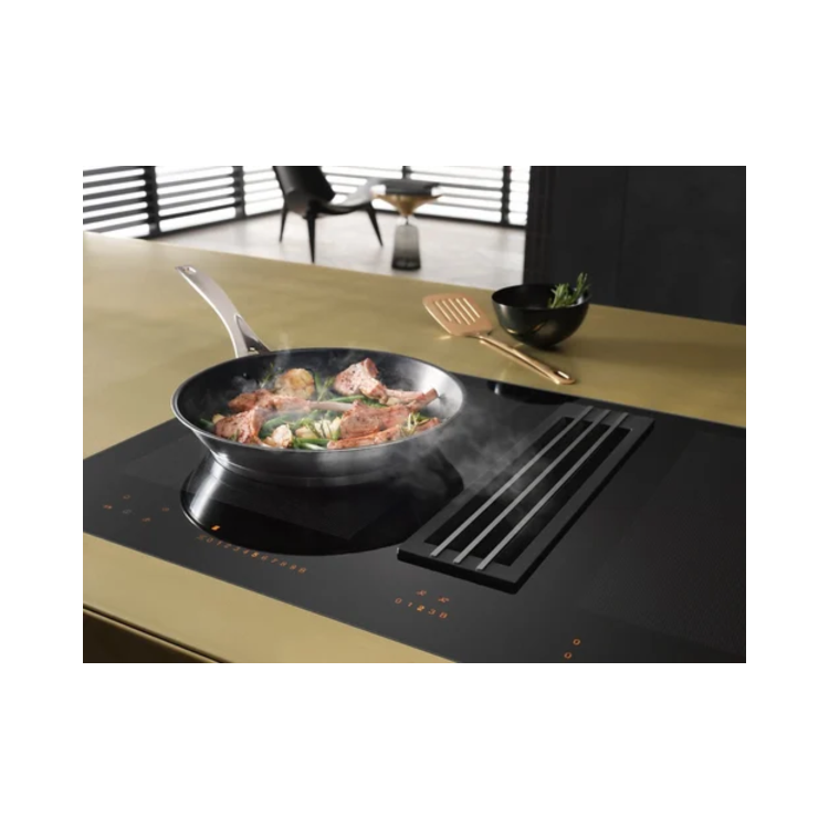 Refurbished Miele KMDA7633FL 80cm Induction Cooktop with Integrated Ventilation System