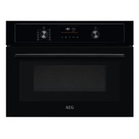 GRADE A2 - AEG 3000 Series CombiQuick Built-In Combination Microwave Oven - Black
