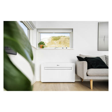 Refurbished 12000 BTU Wall Mounted All-In-One Smart Air Conditioner with Heat Pump - No Outdoor Unit Needed