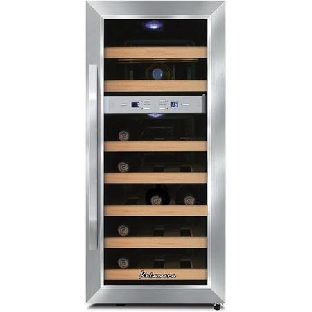 Refurbished Kalamera KR-21ASSE Freestanding 21 Bottle Dual Zone Wine Cooler
