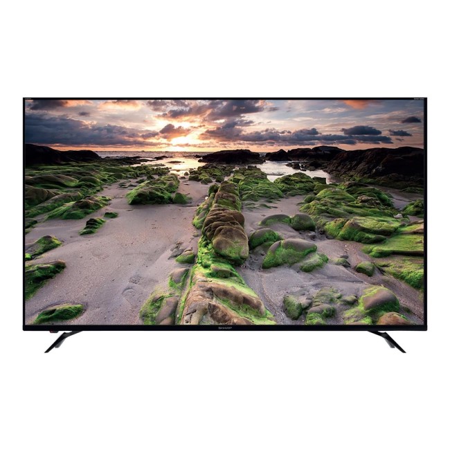 Refurbished Sharp 60" 4K Ultra HD with HDR LED Freeview HD Smart TV