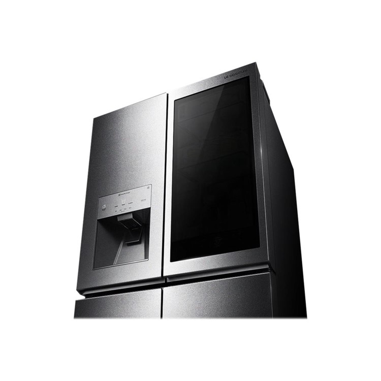 Refurbished LG LSR100 Freestanding 643 Litre 60/40 Frost Free American Fridge Freezer Stainless Steel