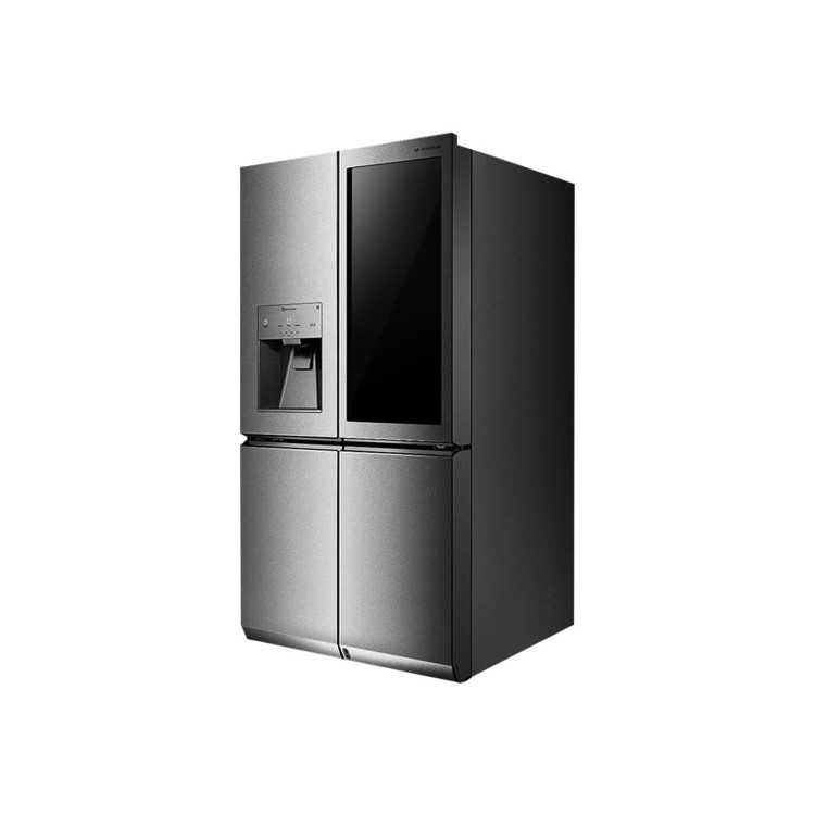 Refurbished LG LSR100 Freestanding 643 Litre 60/40 Frost Free American Fridge Freezer Stainless Steel