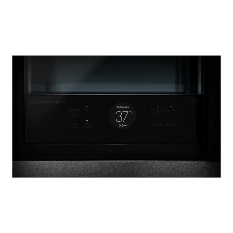 Refurbished LG LSR100 Freestanding 643 Litre 60/40 Frost Free American Fridge Freezer Stainless Steel