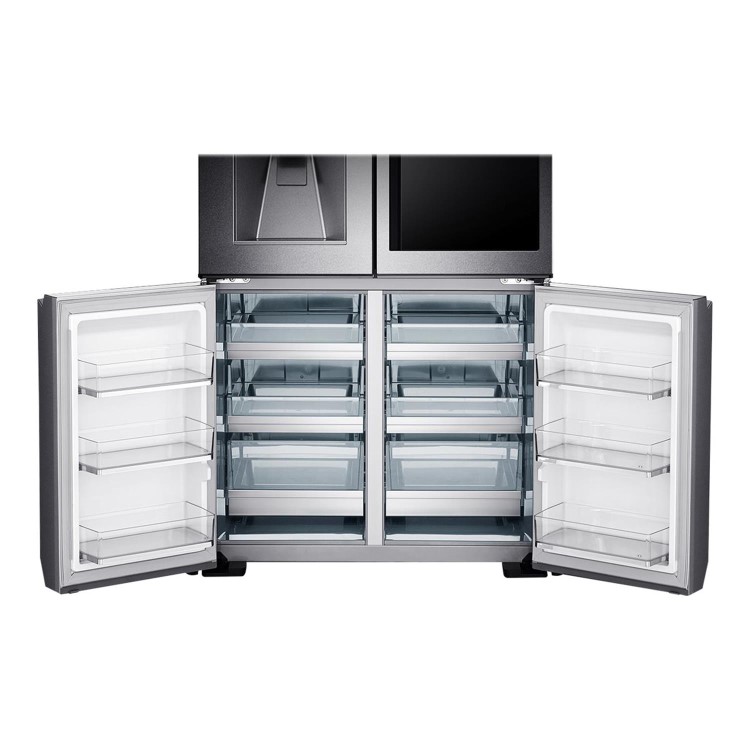 Refurbished LG LSR100 Freestanding 643 Litre 60/40 Frost Free American Fridge Freezer Stainless Steel