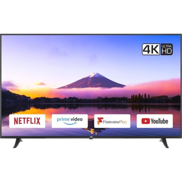 Refurbished JVC 65" 4K Ultra HD with HDR LED Smart TV Without Stand