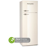 Montpellier 311 Litre 80/20 Freestanding Fridge Freezer - Cream