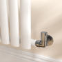 Refurbished Elego Chrome Modern Manual Corner Radiator Valves With Lockshield