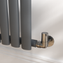 Refurbished Elego Chrome Modern Manual Corner Radiator Valves With Lockshield