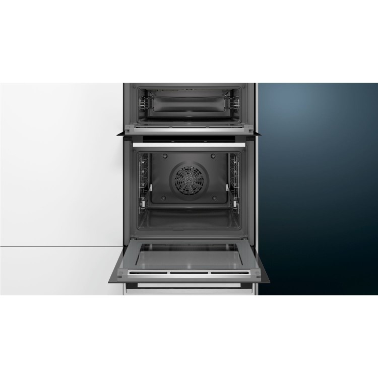Siemens iQ500 Built In Electric Double Oven - Stainless Steel