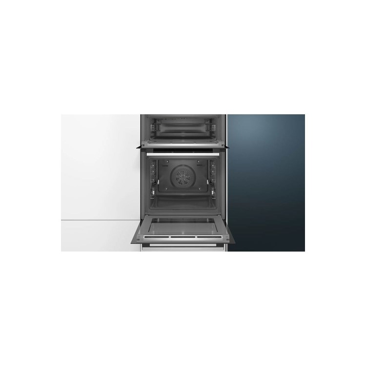 Refurbished Siemens MB578G5S6B 60cm Double Built In Electric Oven