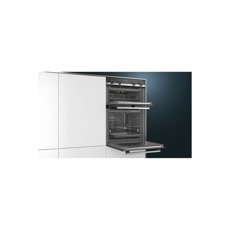 Refurbished Siemens MB578G5S6B 60cm Double Built In Electric Oven