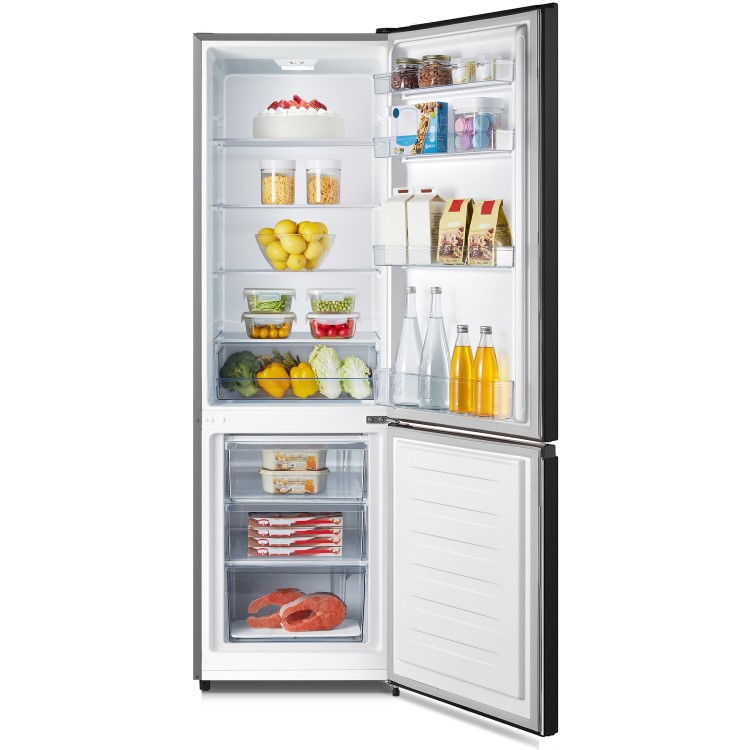 Fridgemaster 269 Litre 70/30 Freestanding Fridge Freezer - Black