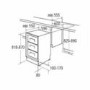 Refurbished Matrix MFU801 Integrated 95 Litre Undercounter Freezer