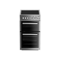 Refurbished Flavel MLB7CDS 50 cm 4 Zone Electric Ceramic Cooker Silver