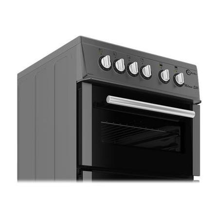 Refurbished Flavel MLB7CDS 50 cm 4 Zone Electric Ceramic Cooker Silver