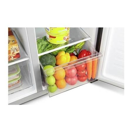 Refurbished Fridgemaster MS83430FFB 428 Litre Frost Free American Fridge Freezer Black