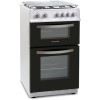 Montpellier MTG50LW 50cm Double Cavity Gas Cooker With Lid - White