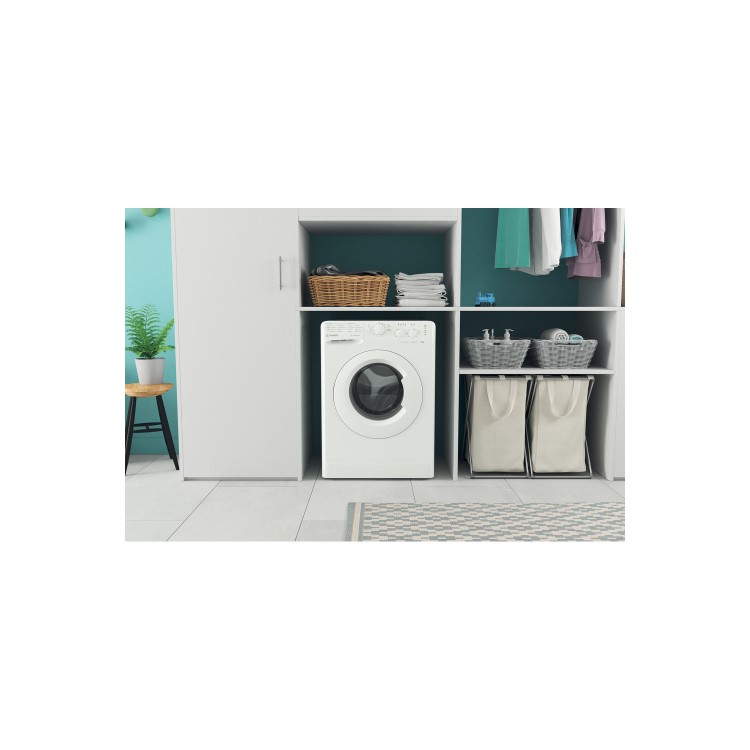 Indesit MTWC91283WUK My Time 9kg 1200rpm Freestanding Washing Machine With Quiet Inverter Motor - White