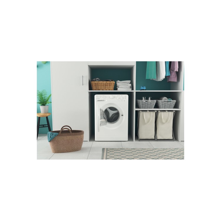 Indesit MTWC91283WUK My Time 9kg 1200rpm Freestanding Washing Machine With Quiet Inverter Motor - White