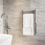 GRADE A2 - Chrome Towel Radiator 800 x 500mm - Nazco