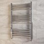 GRADE A2 - Chrome Towel Radiator 800 x 500mm - Nazco