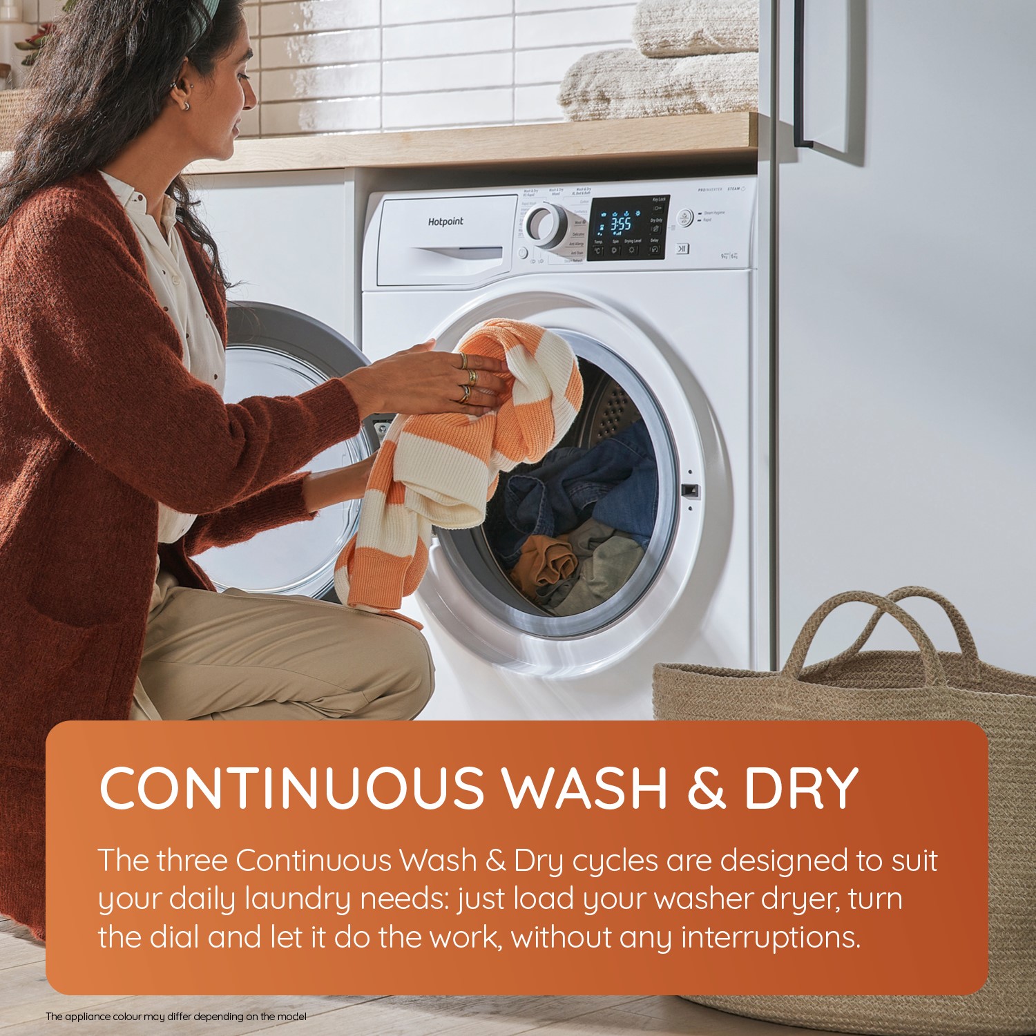 Hotpoint Anti stain 11kg Wash 7kg Dry 1600rpm Washer Dryer Energy hotpoint-anti-stain-11kg-wash-7kg-dry-1600rpm-washer-dryer-energy