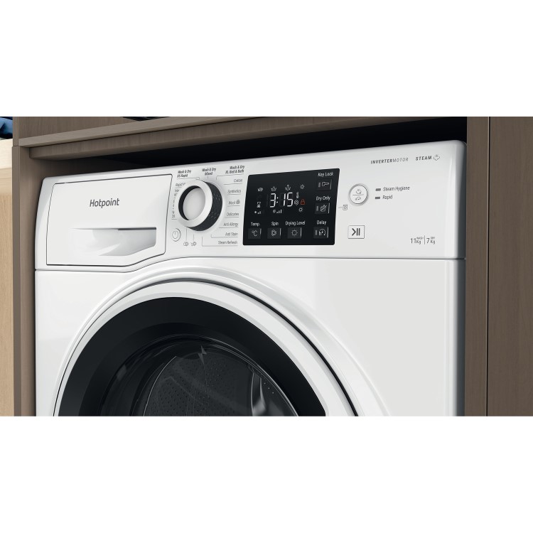 Hotpoint Anti-stain 11kg Wash 7kg Dry 1600rpm Washer Dryer - White