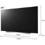 GRADE A2 - LG C1 65 Inch OLED 4K HDR 120Hz HDMI 2.1 Freeview Smart TV