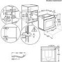 Refurbished AEG 6000 Series SenseCook Electric Single Oven - Stainless Steel