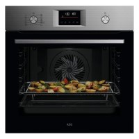 Refurbished AEG 6000 Series SenseCook Electric Single Oven - Stainless Steel