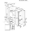 AEG 5000 Series 271 Litre 70/30 Integrated Fridge Freezer