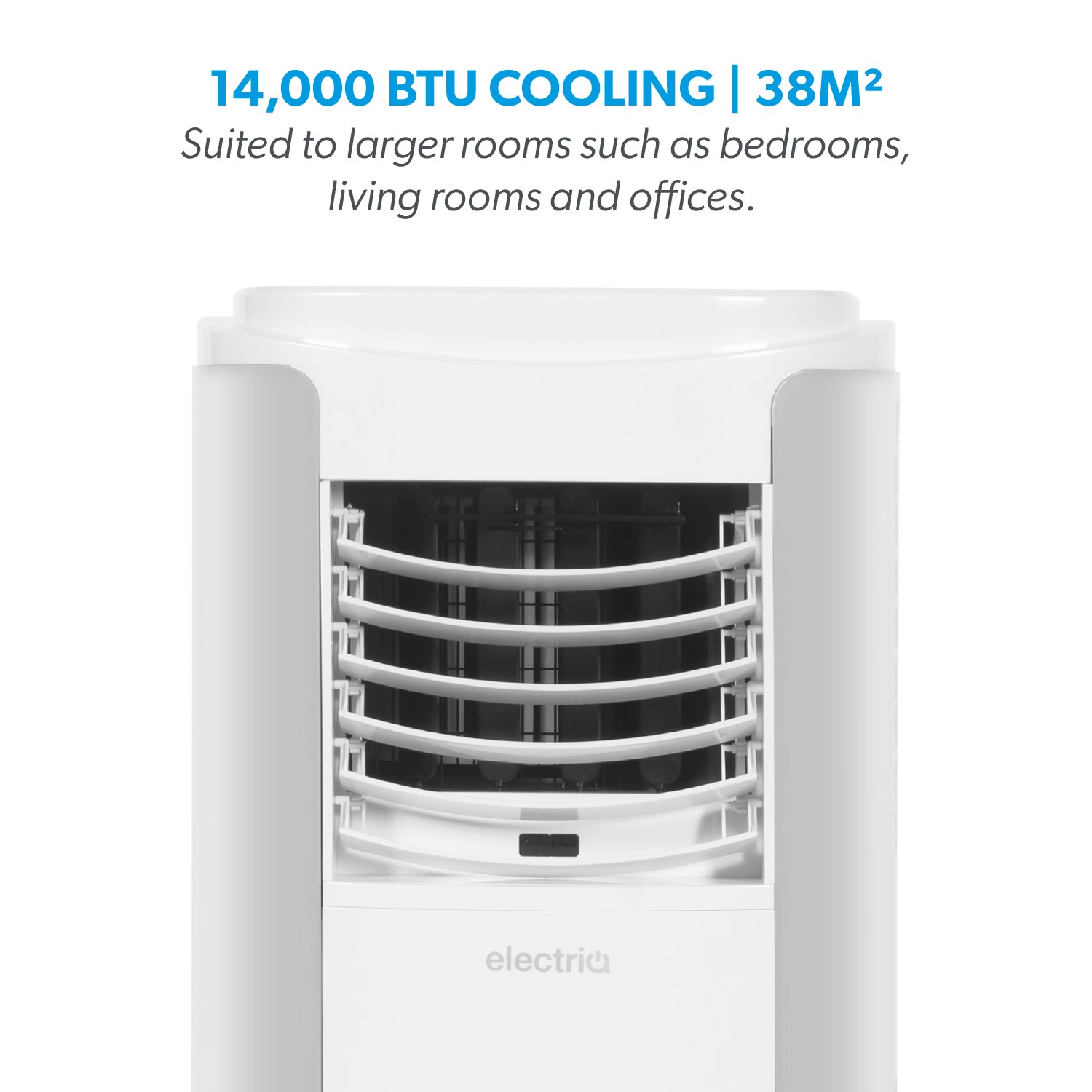 Refurbished electriQ 14000 BTU Portable Air Conditioner for rooms up to