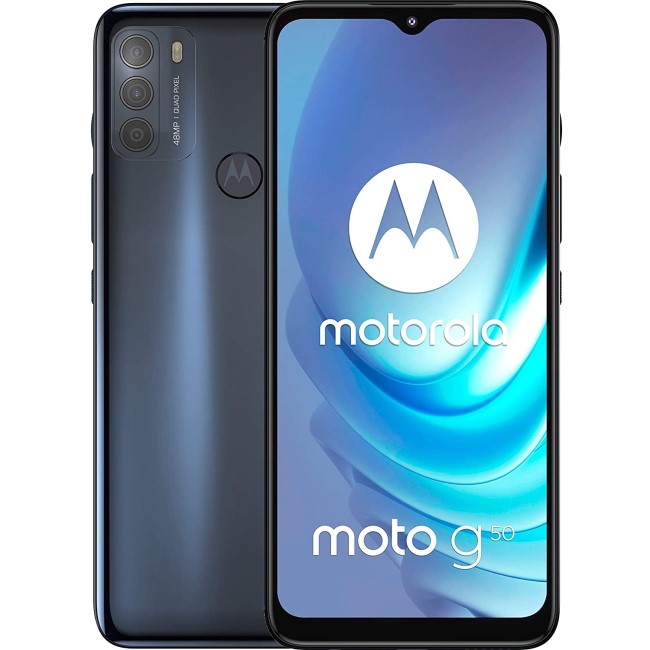 Motorola Moto G50 Steel Grey 6.5" 64GB 5G Dual SIM Unlocked & SIM Free Smartphone