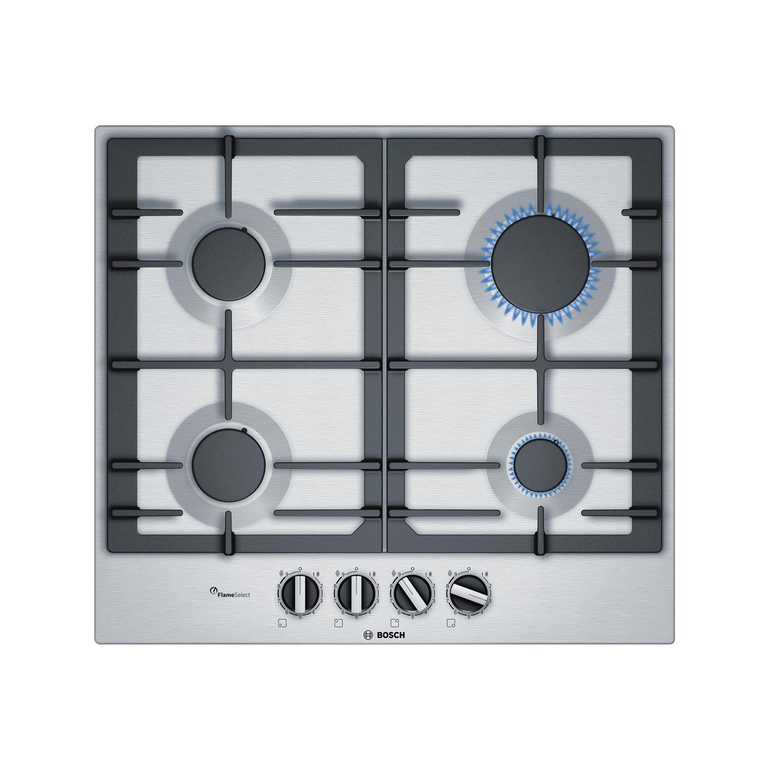 Refurbished Bosch Serie 6 PCP6A5B90 4 Burner Gas Hob