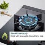 GRADE A2 - Bosch Series 4 75cm 5 Burner Gas Hob - Stainless Steel