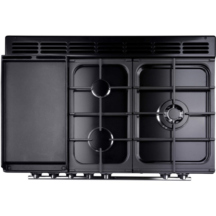Rangemaster Professional Plus FX 90cm Dual Fuel Range Cooker - Stainless Steel